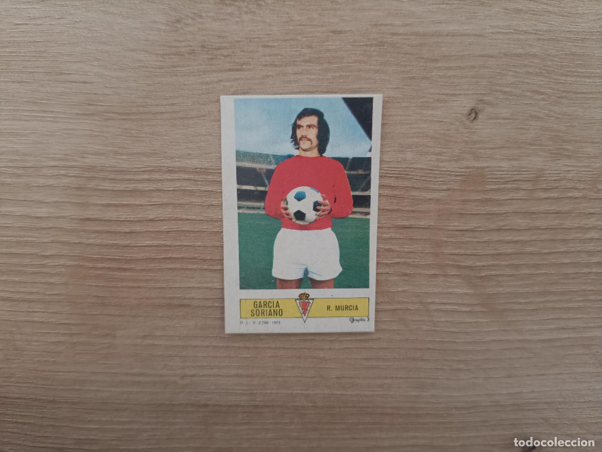 Cromos de f&uacute;tbol: CROMO DE FUTBOL LIGA ESTE GARCIA SORIANO MURCIA DESPEGADO 73 74 1973 1974 D626