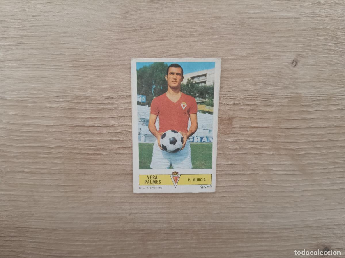 Cromos de f&uacute;tbol: CROMO DE FUTBOL LIGA ESTE VERA PALMES MURCIA DESPEGADO 73 74 1973 1974 D626