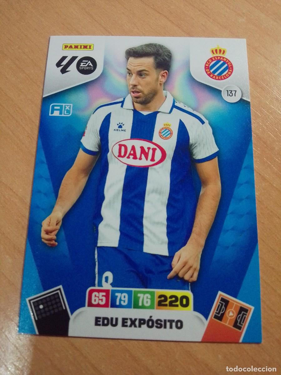 Cromos de f&uacute;tbol: 137 EDU EXP&Oacute;SITO DEL ESPANYOL 25 26 ADRENALYN XL 2025 2026