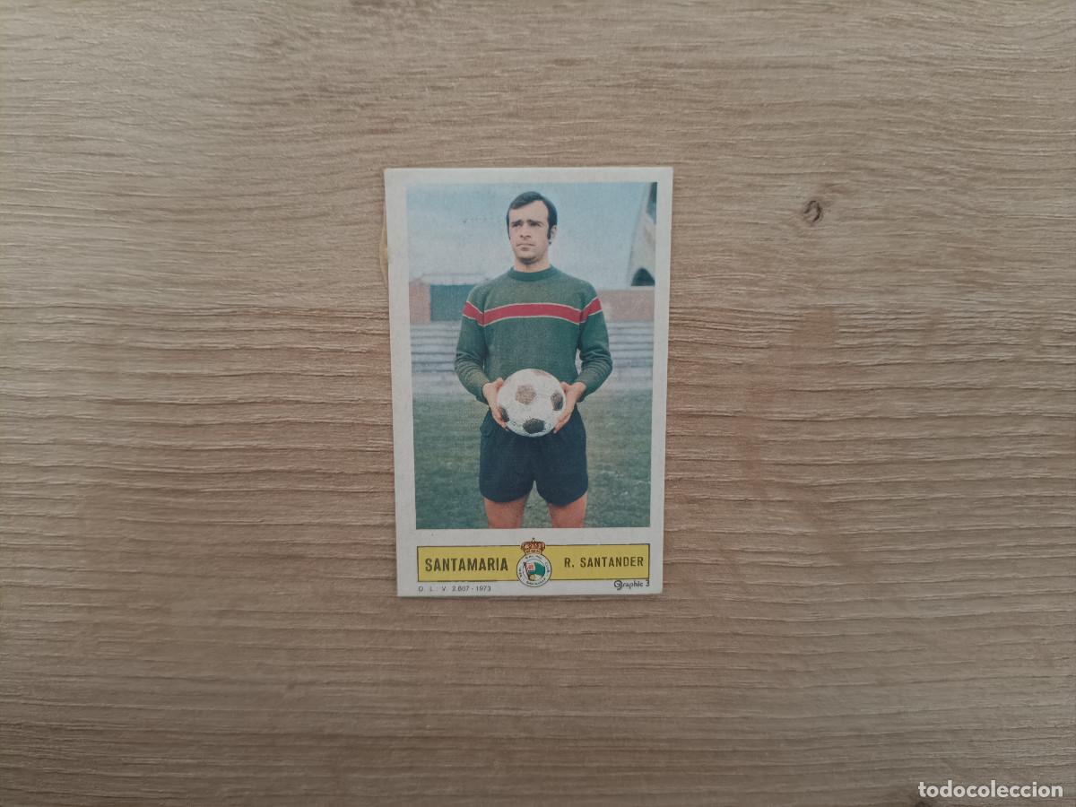 Cromos de f&uacute;tbol: CROMO DE FUTBOL LIGA ESTE SANTAMARIA RACING SANTANDER DESPEGADO 73 74 1973 1974 D626
