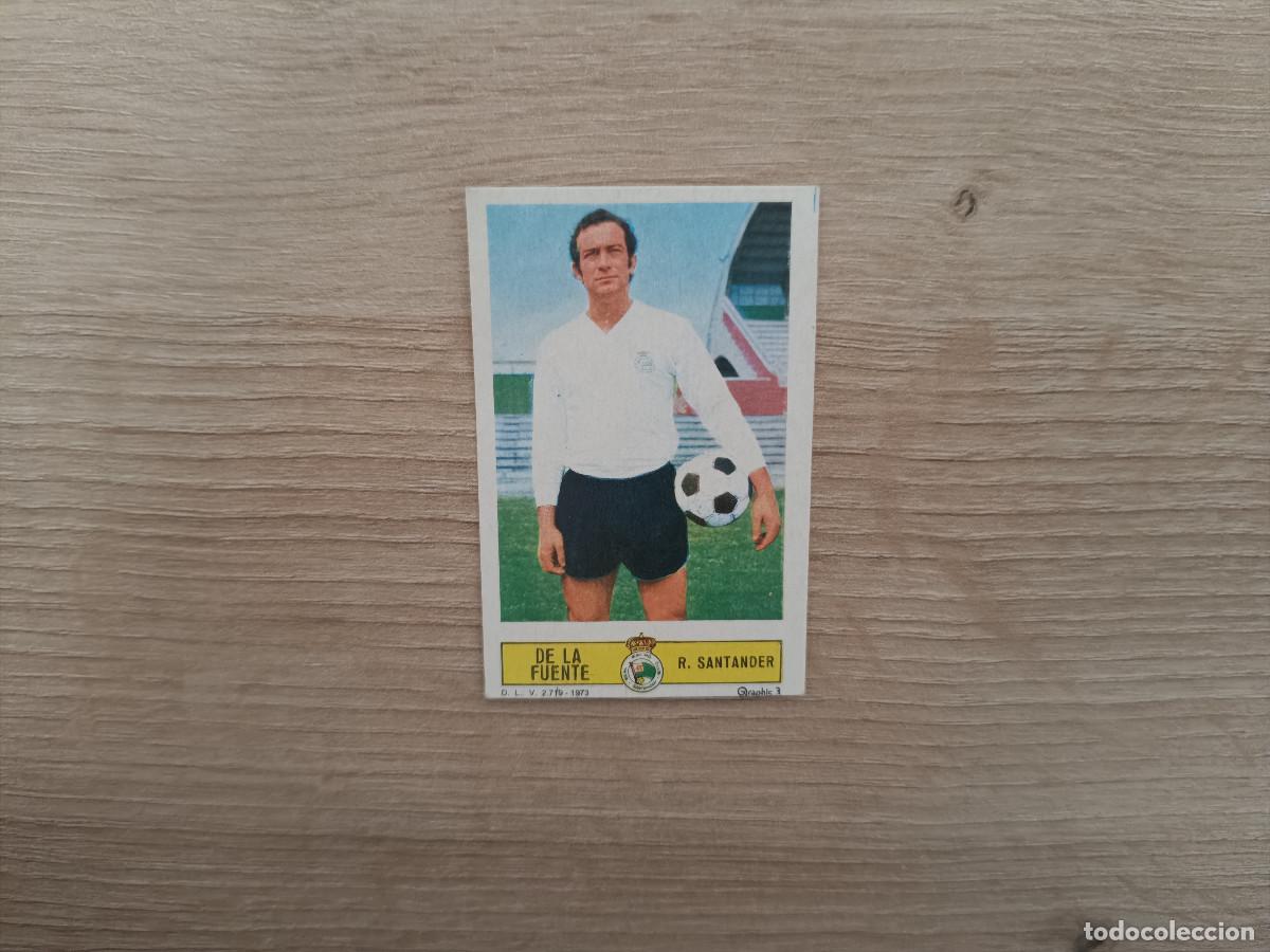 Cromos de f&uacute;tbol: CROMO DE FUTBOL LIGA ESTE DE LA FUENTE RACING SANTANDER DESPEGADO 73 74 1973 1974 D626