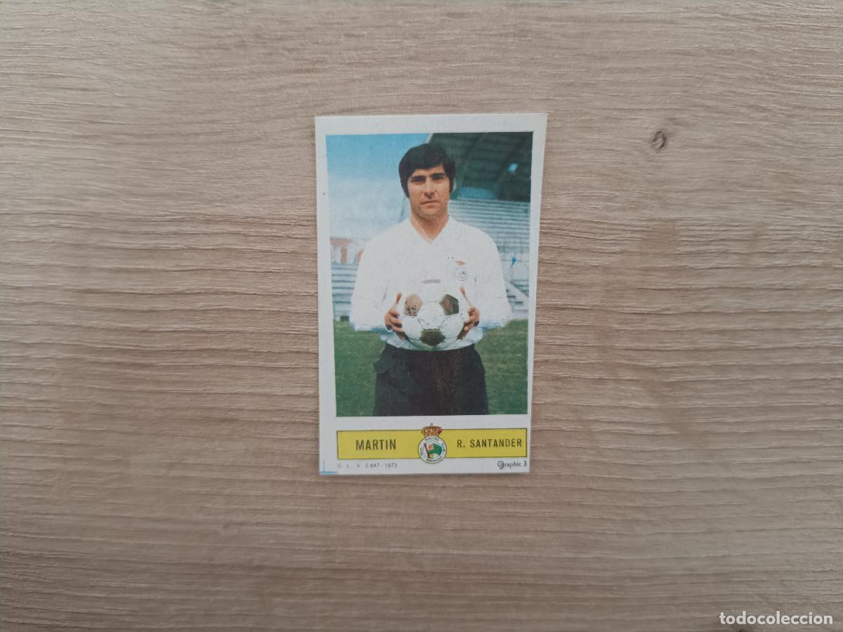 Cromos de f&uacute;tbol: CROMO DE FUTBOL LIGA ESTE MARTIN RACING SANTANDER DESPEGADO 73 74 1973 1974 D626