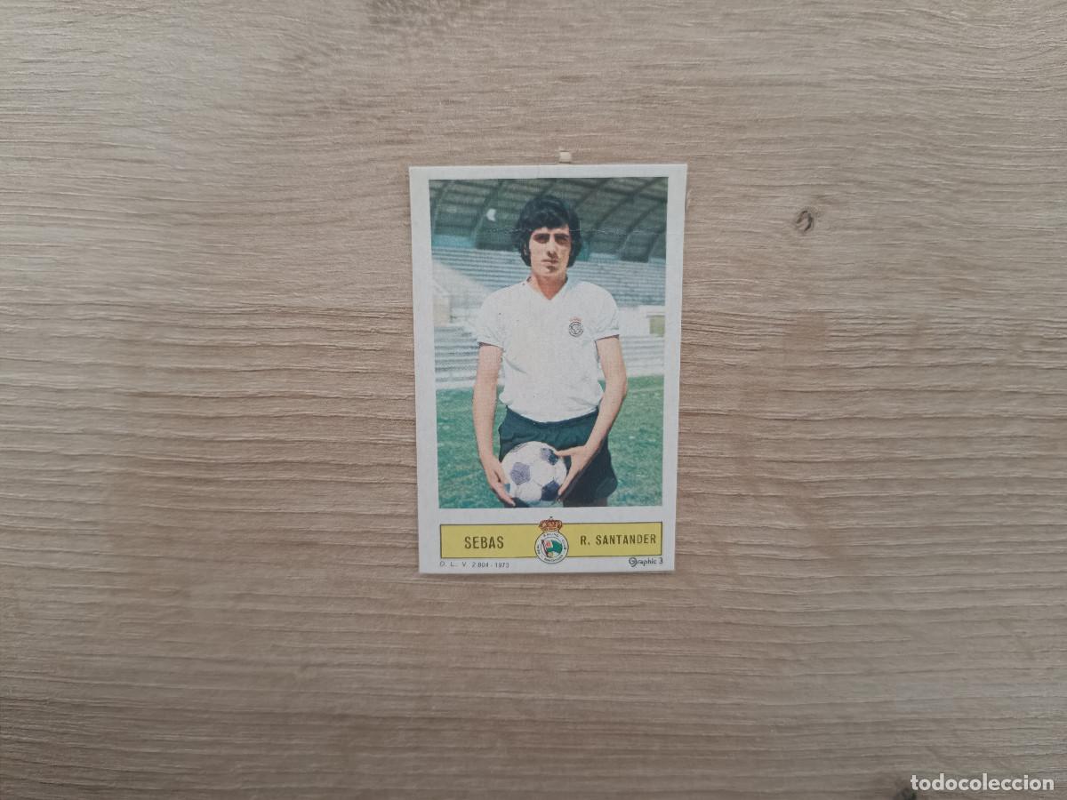 Cromos de f&uacute;tbol: CROMO DE FUTBOL LIGA ESTE SEBAS RACING SANTANDER DESPEGADO 73 74 1973 1974 D626