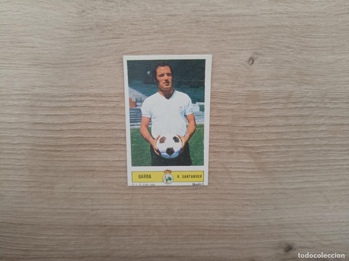 Cromos de f&uacute;tbol: CROMO DE FUTBOL LIGA ESTE BARBA RACING SANTANDER DESPEGADO 73 74 1973 1974 D626