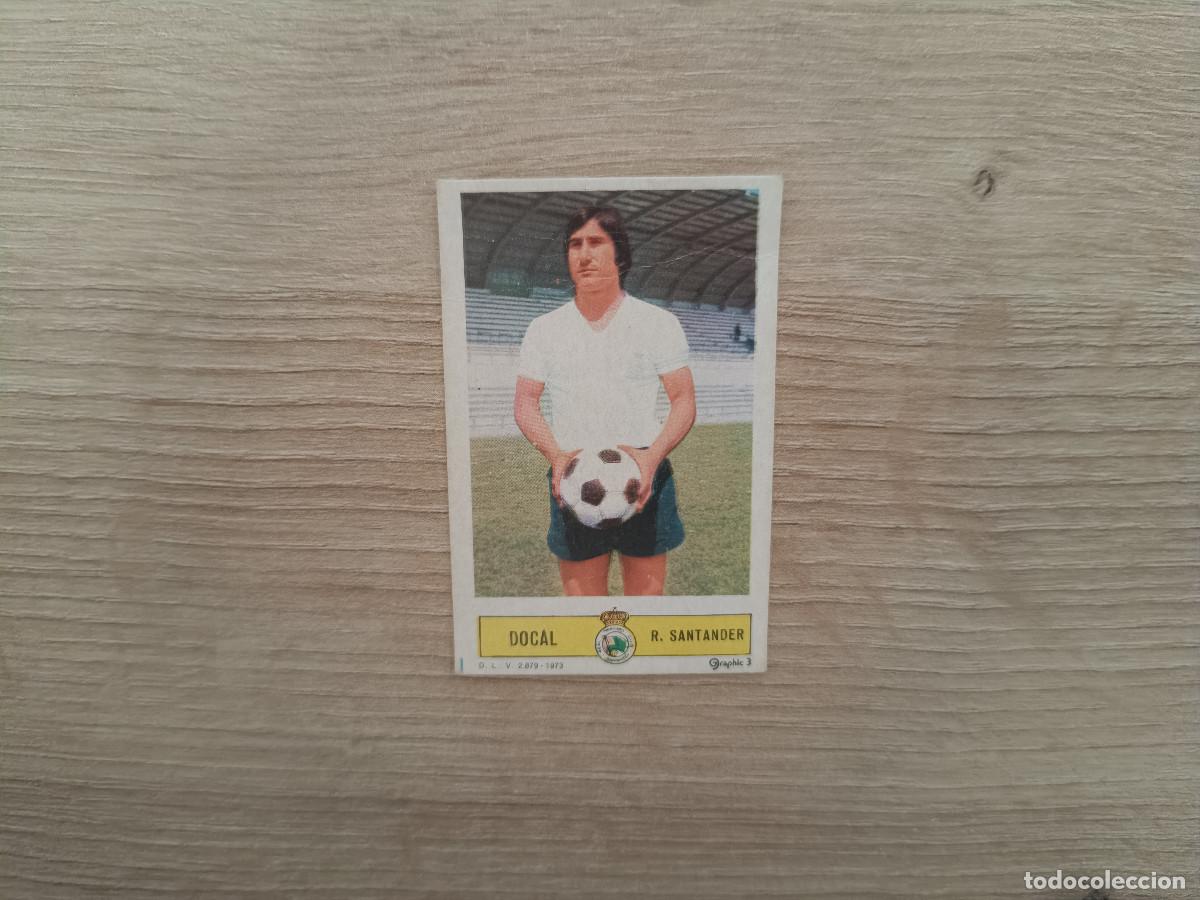 Cromos de f&uacute;tbol: CROMO DE FUTBOL LIGA ESTE DOCAL RACING SANTANDER DESPEGADO 73 74 1973 1974 D626