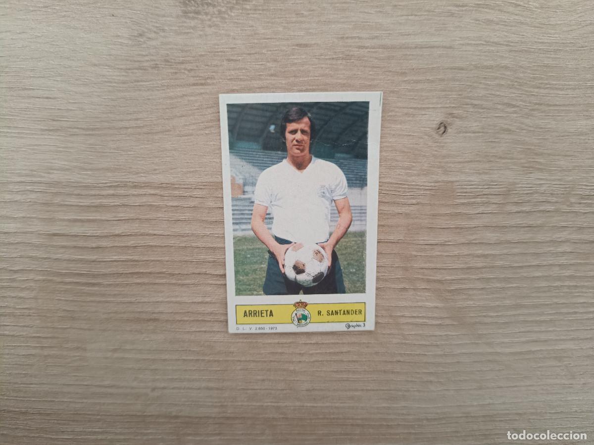 Cromos de f&uacute;tbol: CROMO DE FUTBOL LIGA ESTE ARRIETA RACING SANTANDER DESPEGADO 73 74 1973 1974 D626