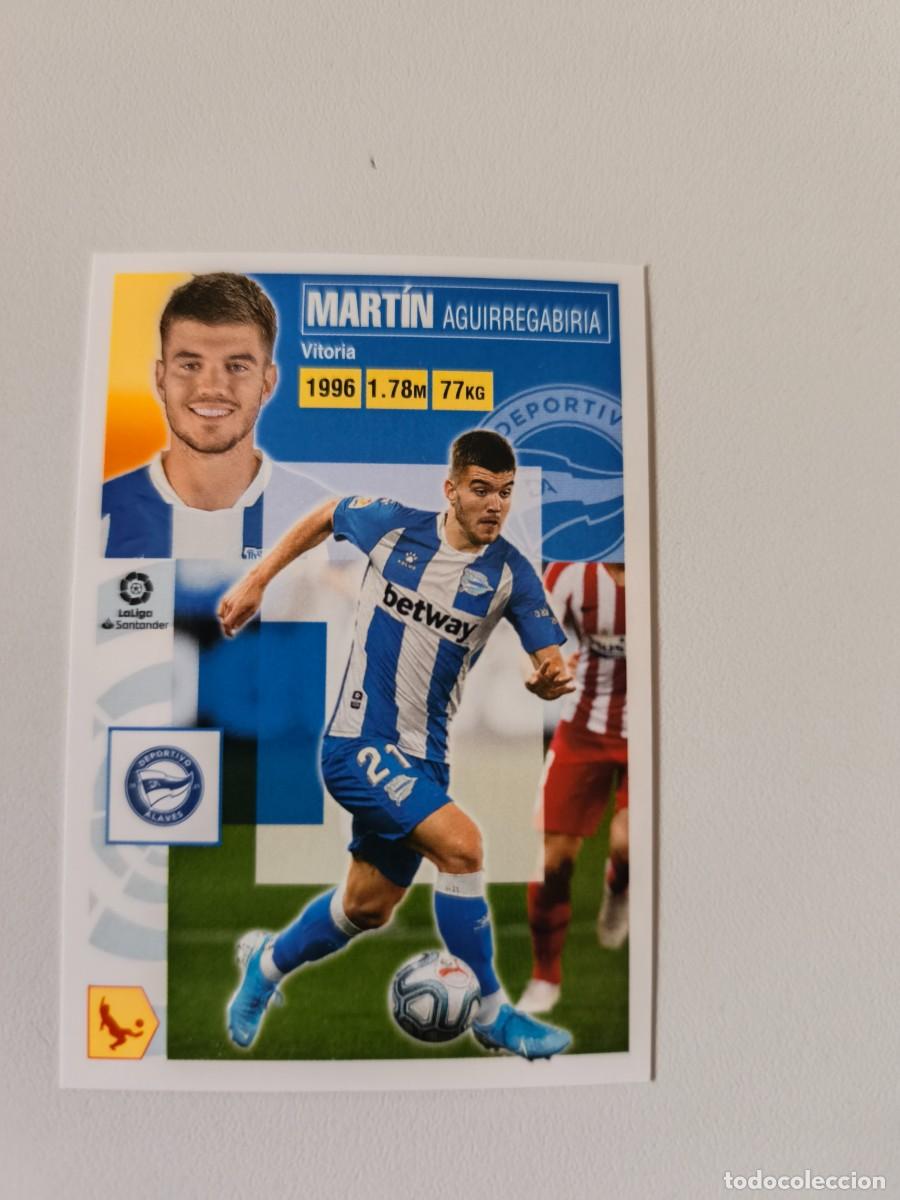Cromos de f&uacute;tbol: LIGA ESTE 2020 2021 20 21 PANINI MARTIN AGUIRREGABIRIA 5 DEPORTIVO ALAVES ALBMESTE1