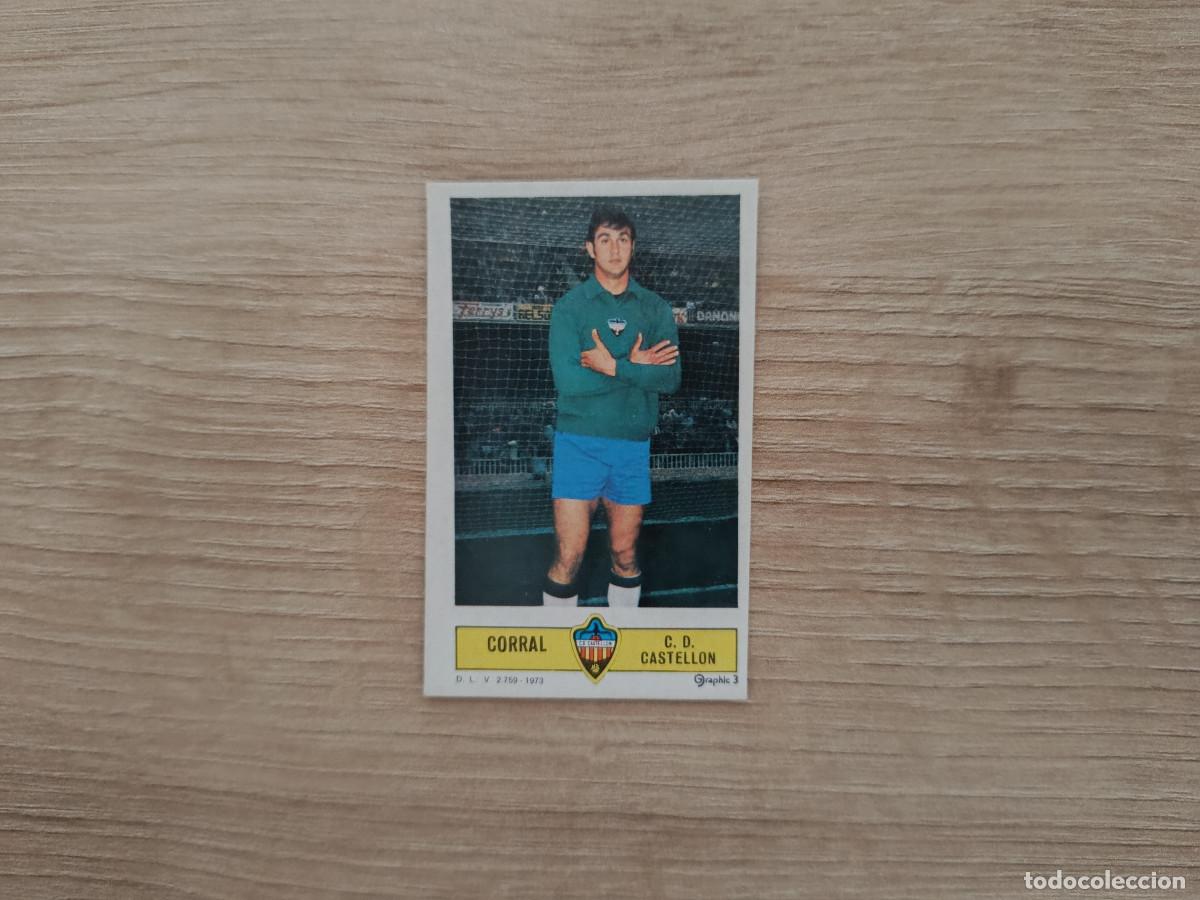Cromos de f&uacute;tbol: CROMO DE FUTBOL LIGA ESTE CORRAL CASTELLON DESPEGADO 73 74 1973 1974 D626