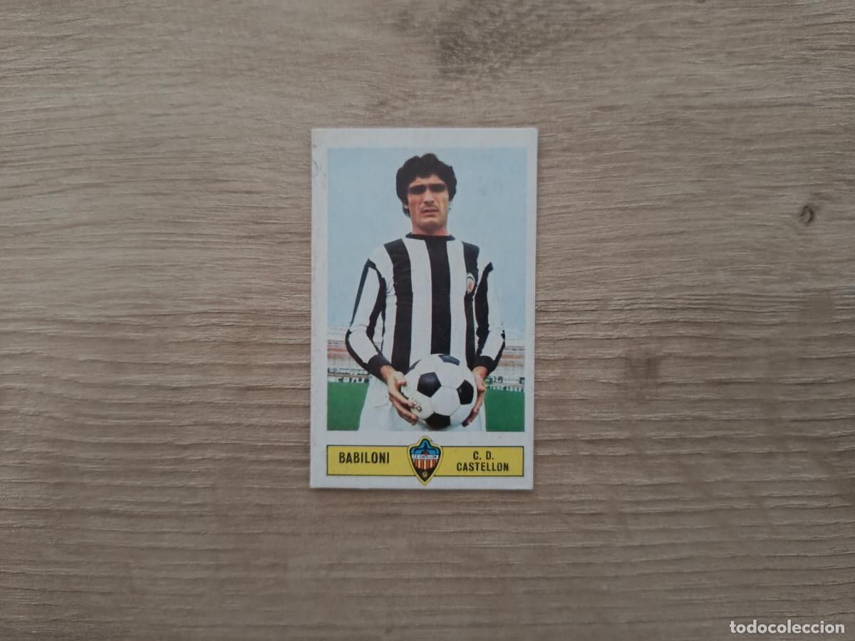 Cromos de f&uacute;tbol: CROMO DE FUTBOL LIGA ESTE BABILONI CASTELLON DESPEGADO 73 74 1973 1974 D626