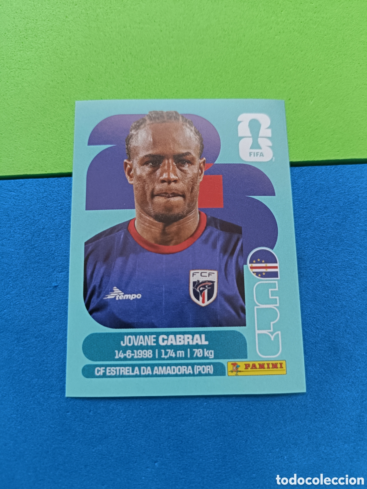 Cromos de f&uacute;tbol: Panini Mundial Fifa World cup 2026 26 sticker - CPV 16 Cabral