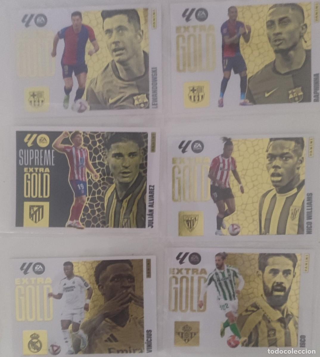 Cromos de f&uacute;tbol: Estampas liga 25/26 supreme extra gold