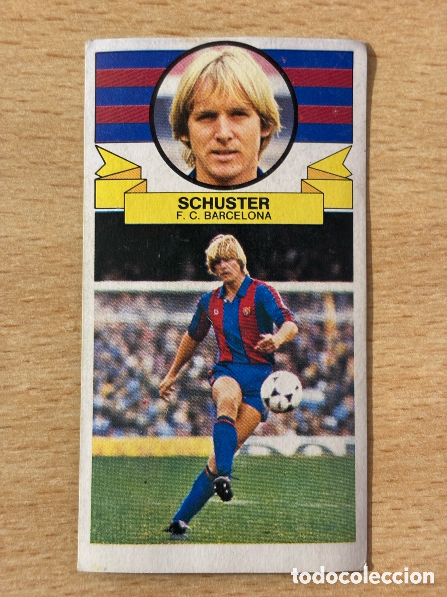 Cromos de f&uacute;tbol: Schuster FC Barcelona Ediciones Este 85/86 1985 1986 sin pegar