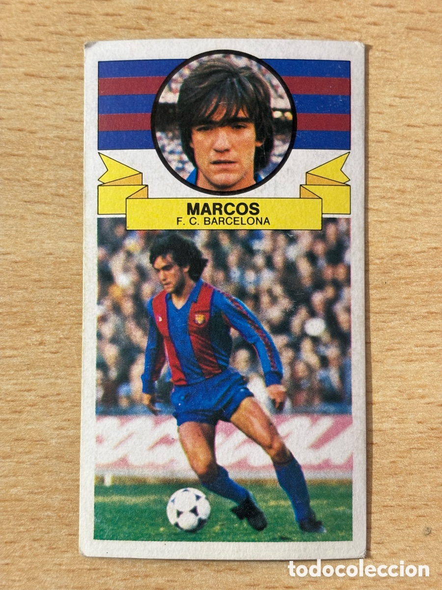 Figurine di Calcio: Marcos FC Barcelona Ediciones Este 85/86 1985 1986 sin pegar