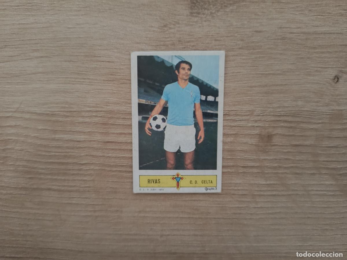 Figurine di Calcio: CROMO DE FUTBOL LIGA ESTE RIVAS CELTA DESPEGADO 73 74 1973 1974 D626