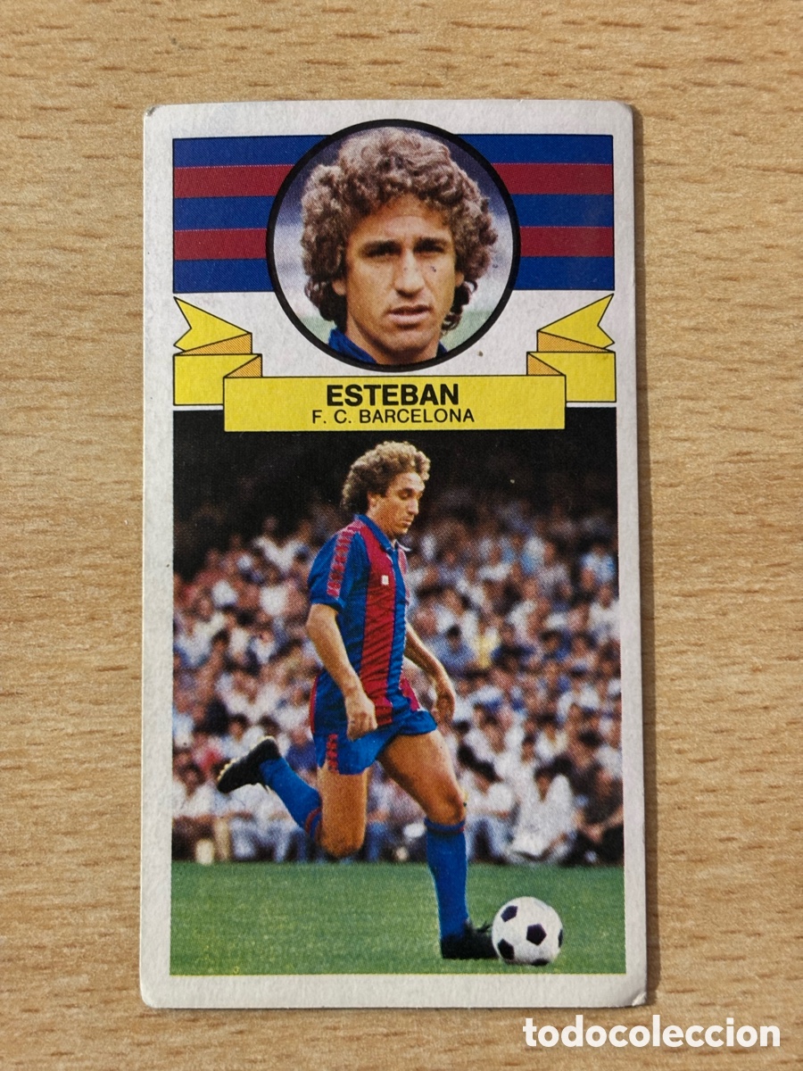 Cromos de f&uacute;tbol: Esteban FC Barcelona Ediciones Este 85/86 1985 1986 sin pegar