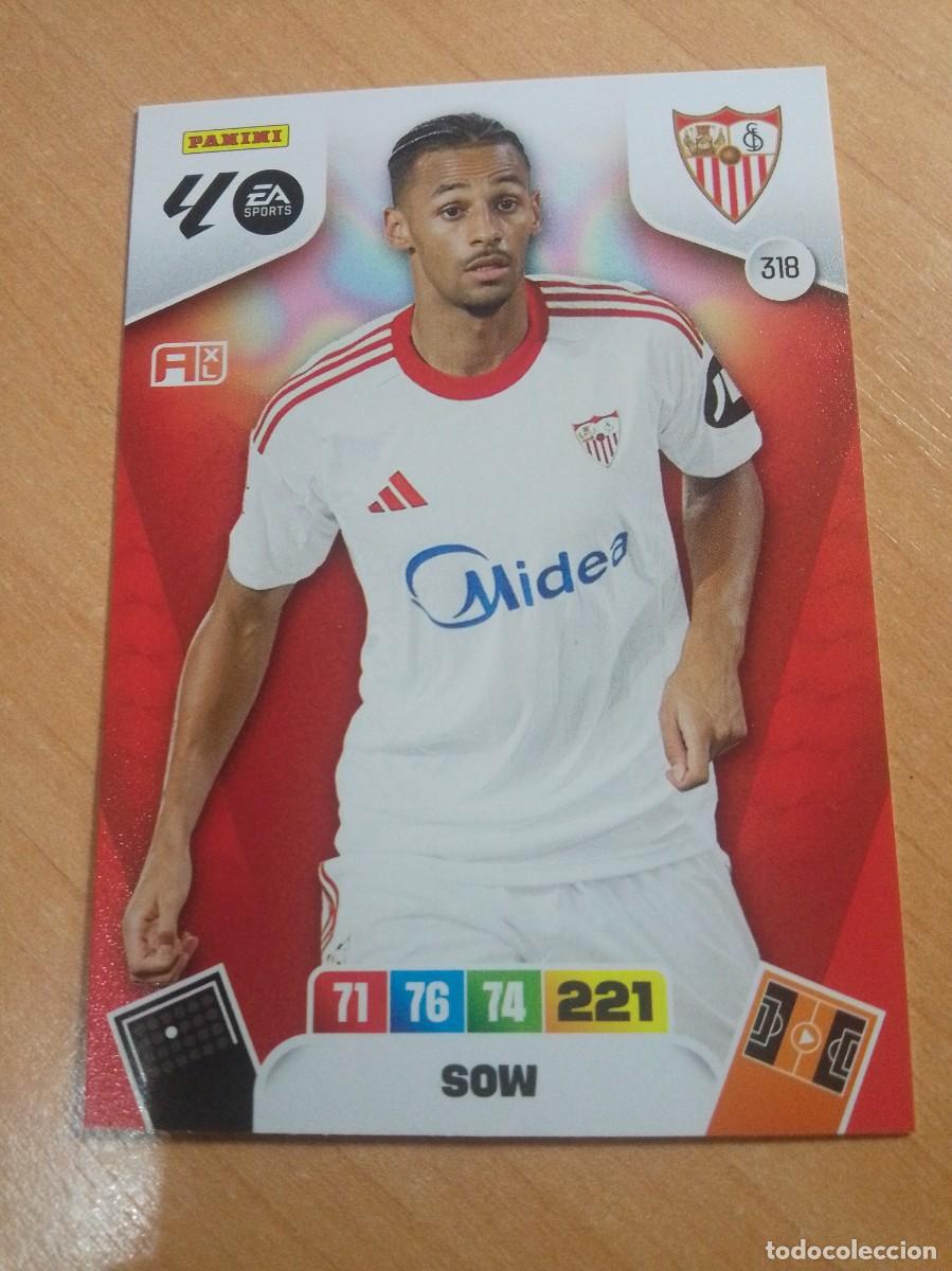 Fu&szlig;ball-Sticker: 318 SOW DEL SEVILLA 25 26 ADRENALYN XL 2025 2026 NUEVO