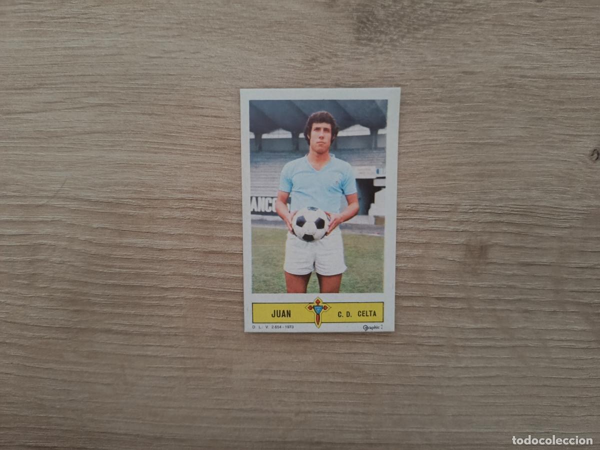 Cromos de f&uacute;tbol: CROMO DE FUTBOL LIGA ESTE JUAN CELTA DESPEGADO 73 74 1973 1974 D626