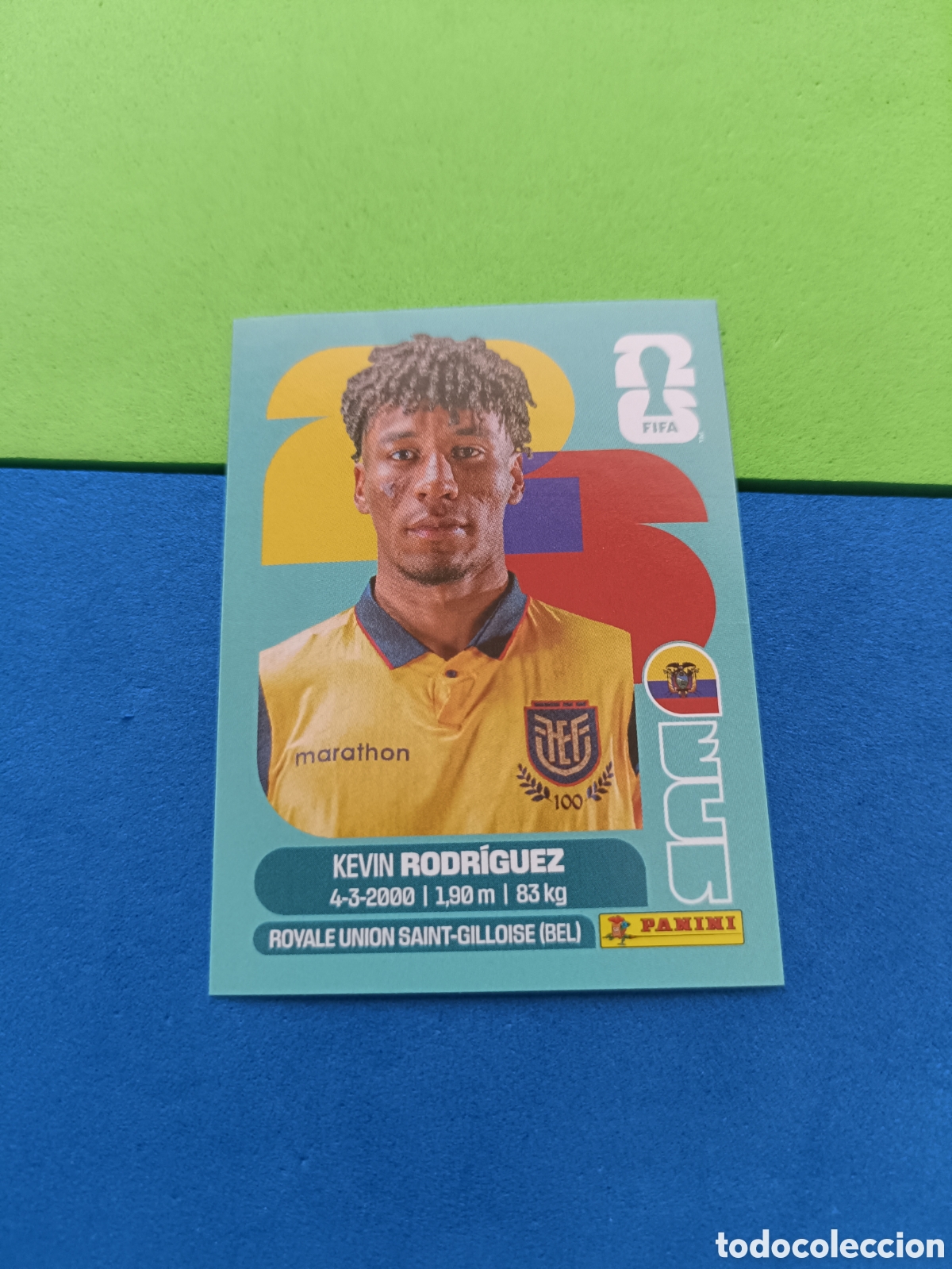 Cromos de f&uacute;tbol: Panini Mundial Fifa World cup 2026 26 sticker - ECU 19 Kevin Rodr&iacute;guez