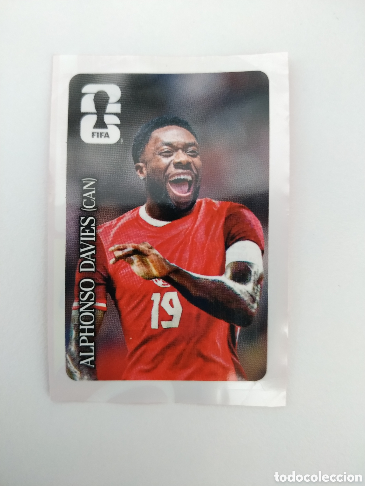 Cromos de f&uacute;tbol: ALPHONSO DAVIES CANADA COCA COLA, PANINI FIFA MUNDIAL WORLD CUP 26 STICKER