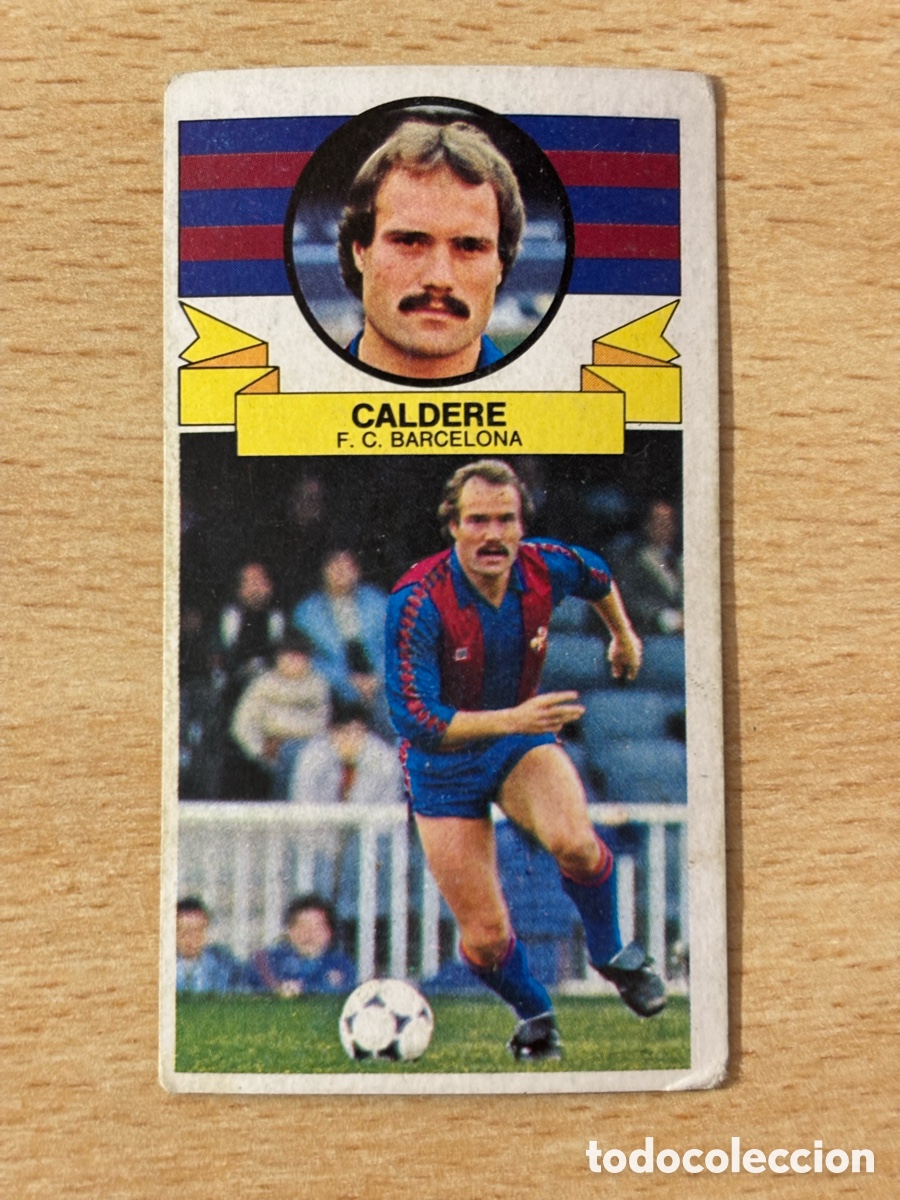 Cromos de f&uacute;tbol: Caldere FC Barcelona Ediciones Este 85/86 1985 1986 sin pegar