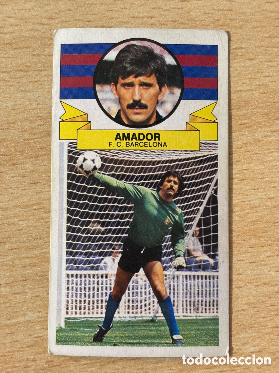 Cromos de Futebol: Amador FC Barcelona Ediciones Este 85/86 1985 1986 sin pegar