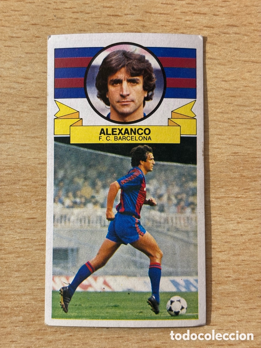 Cromos de Futebol: Alexanco FC Barcelona Ediciones Este 85/86 1985 1986 sin pegar