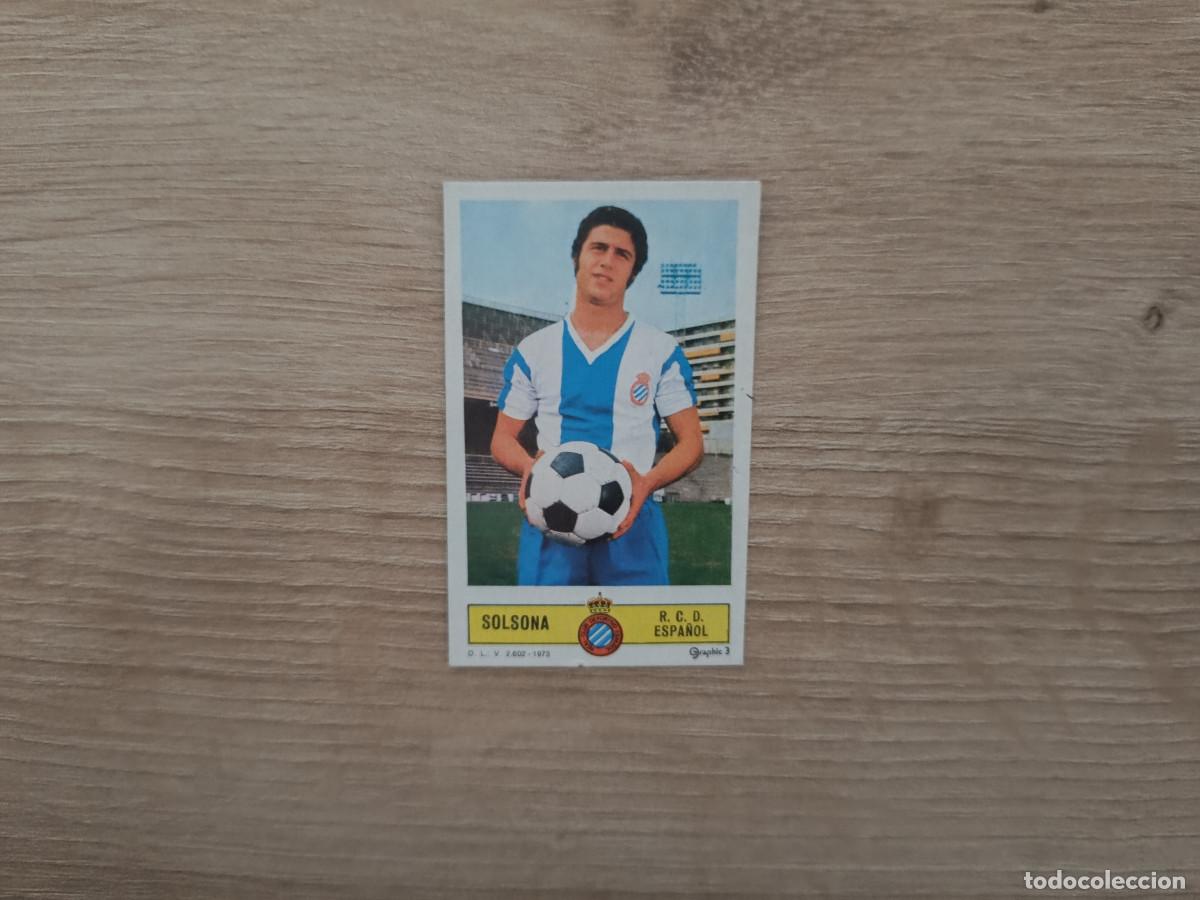 Cromos de Futebol: CROMO DE FUTBOL LIGA ESTE SOLSONA ESPA&Ntilde;OL DESPEGADO 73 74 1973 1974 D626