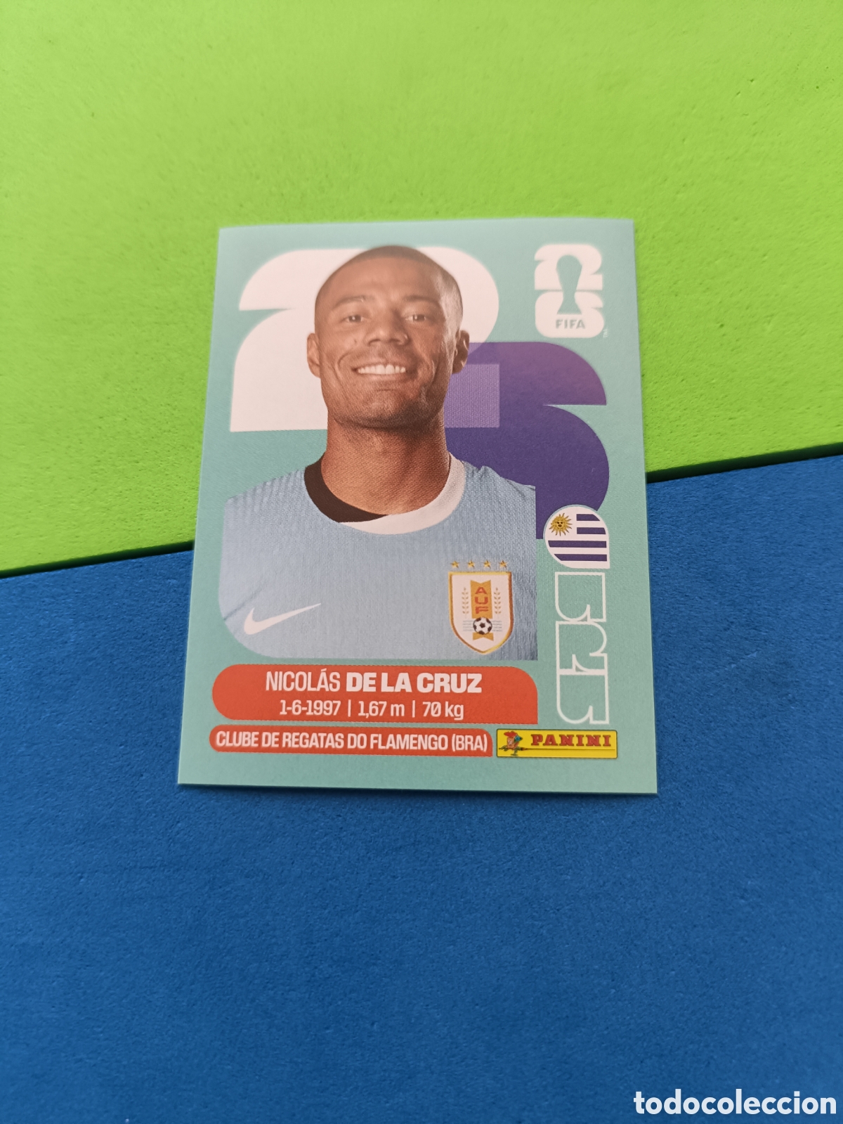 Cromos de f&uacute;tbol: Panini Mundial Fifa World cup 2026 26 sticker - URU 15 De la cruz