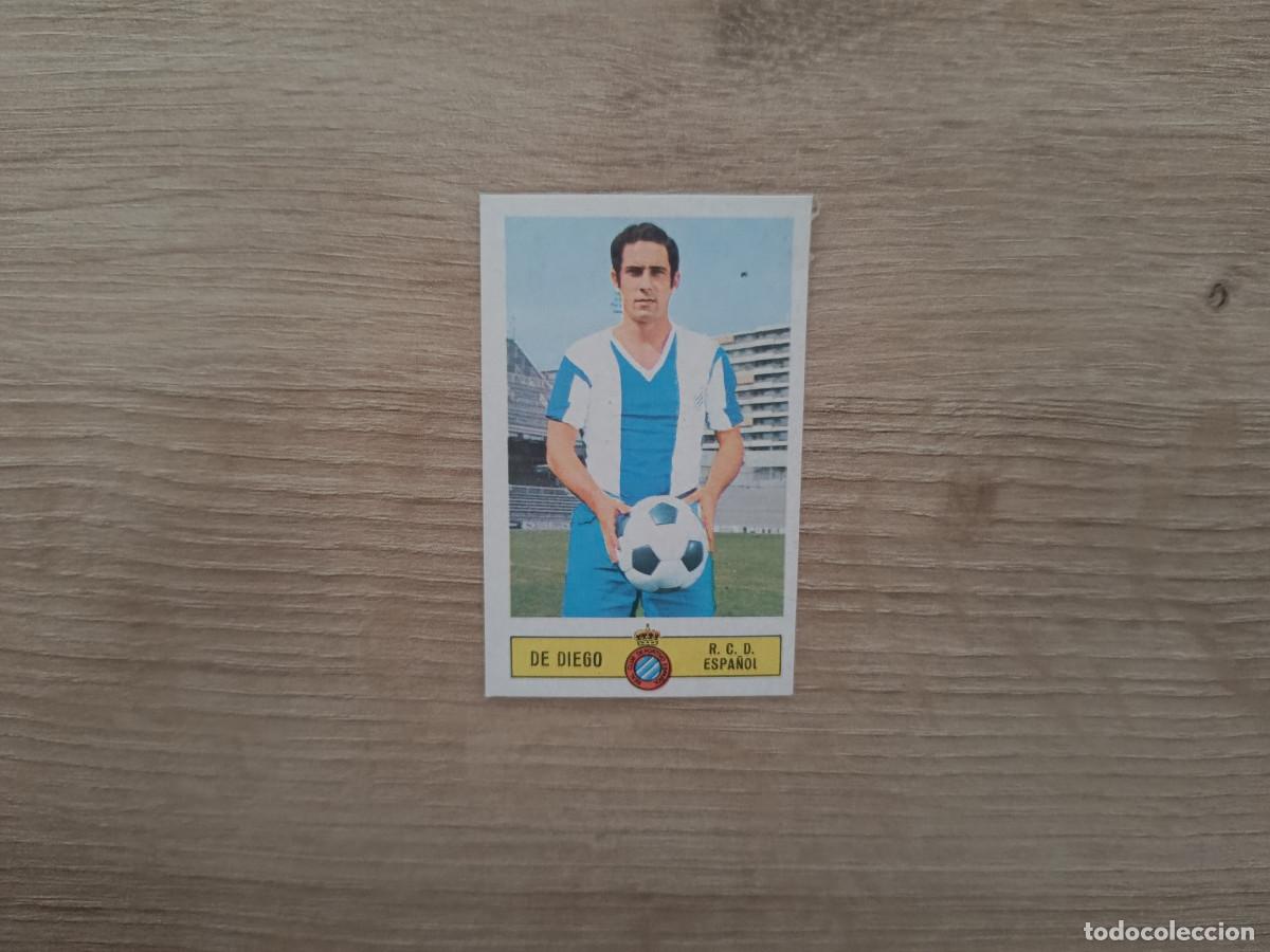 Cromos de f&uacute;tbol: CROMO DE FUTBOL LIGA ESTE DE DIEGO ESPA&Ntilde;OL DESPEGADO 73 74 1973 1974 D626