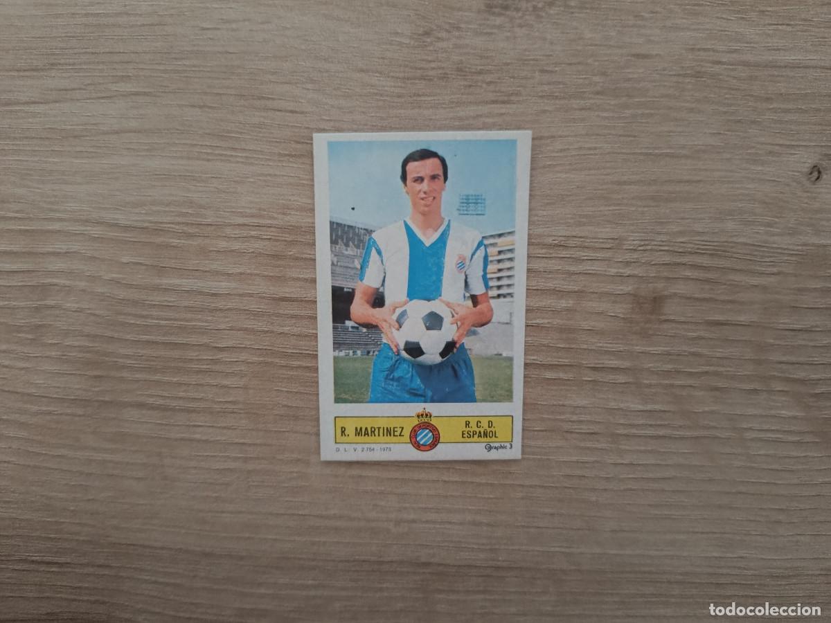 Cromos de f&uacute;tbol: CROMO DE FUTBOL LIGA ESTE R. MARTINEZ ESPA&Ntilde;OL DESPEGADO 73 74 1973 1974 D626