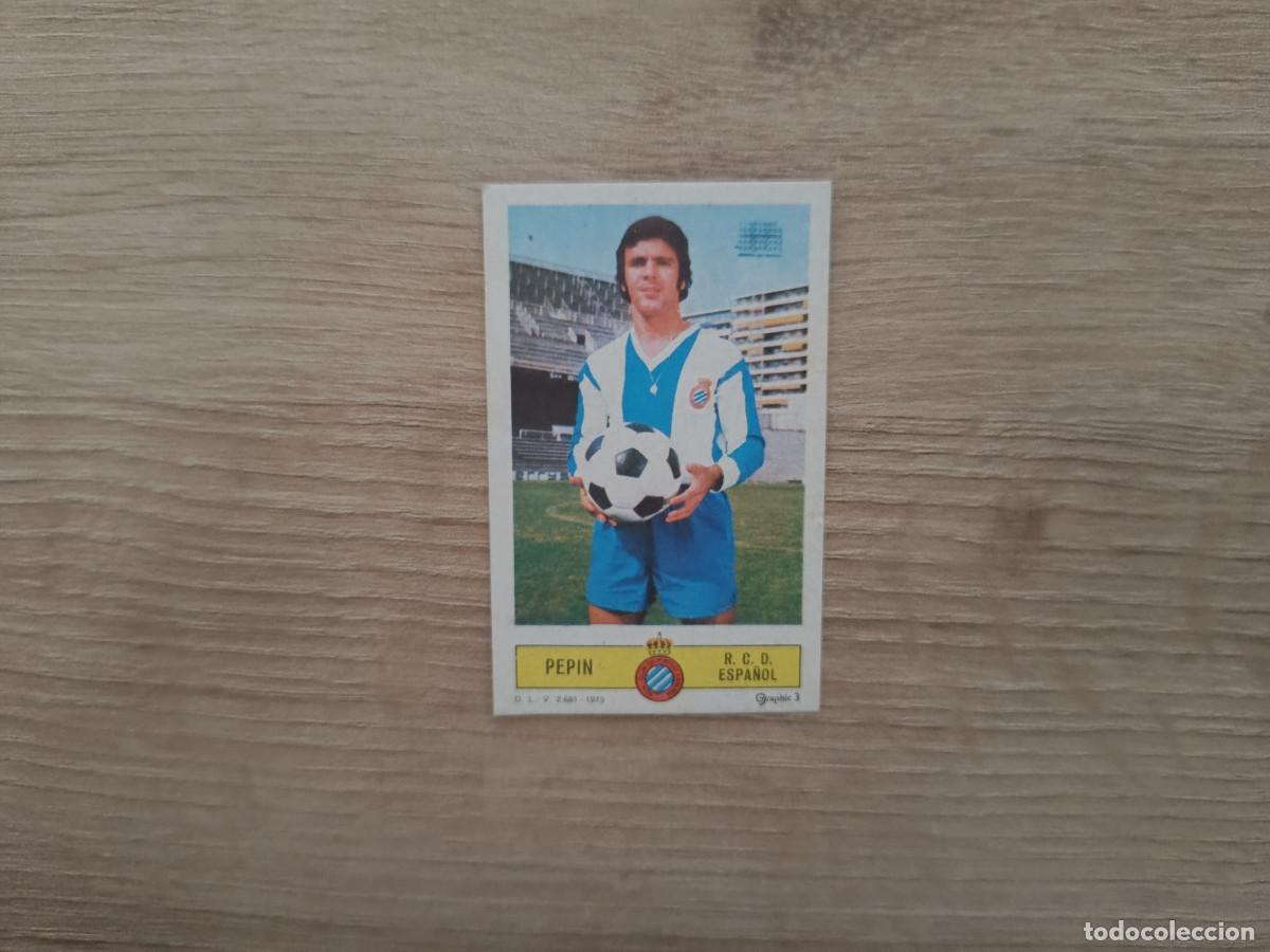 Cromos de f&uacute;tbol: CROMO DE FUTBOL LIGA ESTE PEPIN ESPA&Ntilde;OL DESPEGADO 73 74 1973 1974 D626