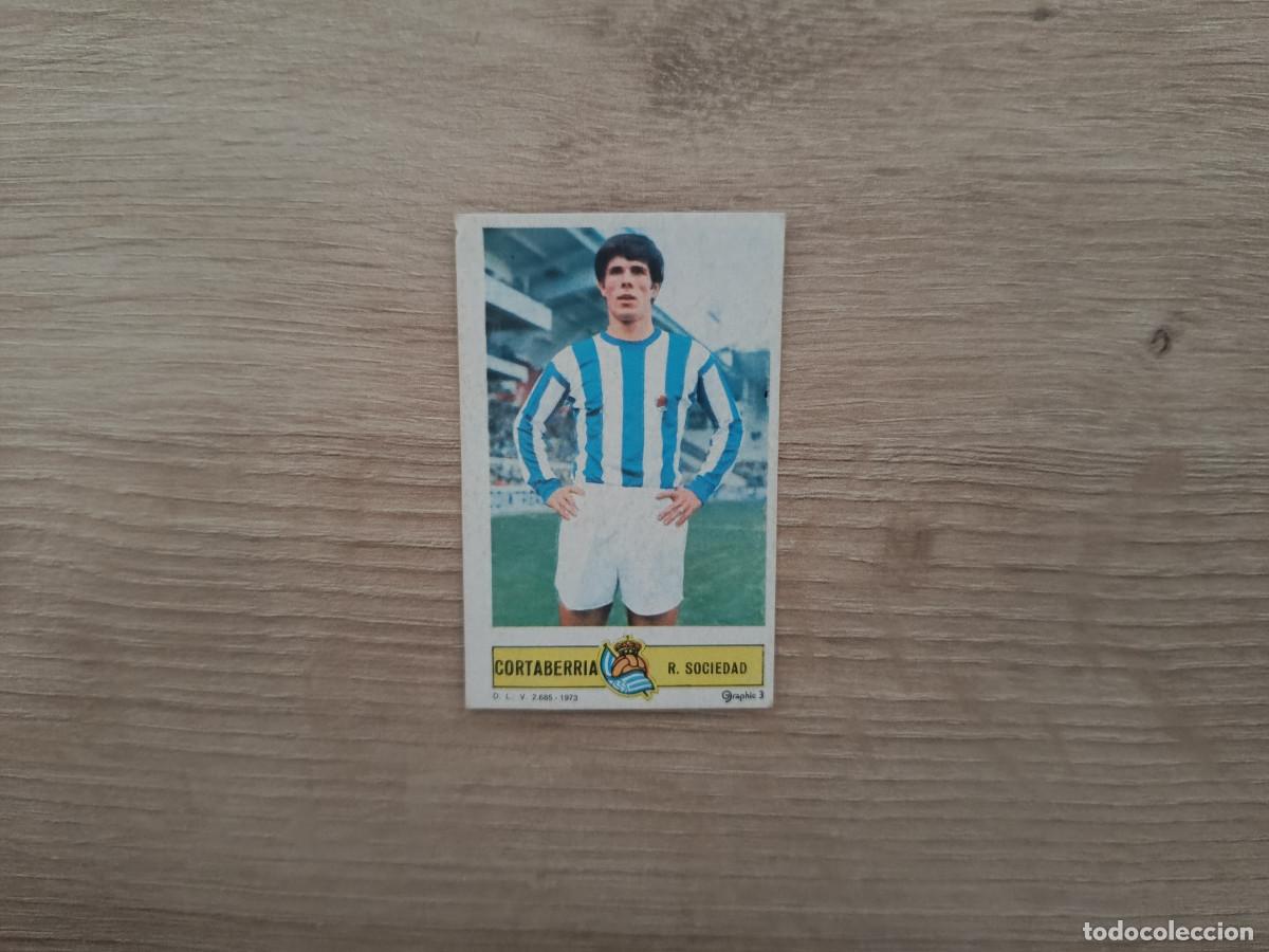 Cromos de f&uacute;tbol: CROMO DE FUTBOL LIGA ESTE CORTABERRIA REAL SOCIEDAD DESPEGADO 73 74 1973 1974 D626
