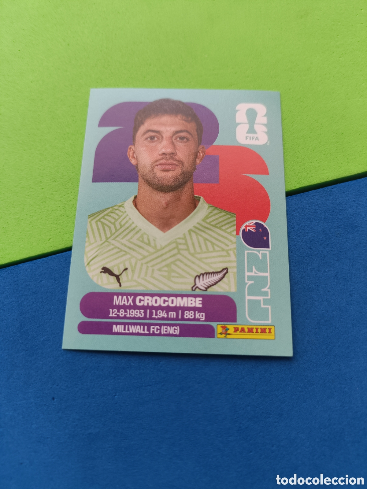 Cromos de f&uacute;tbol: Panini Mundial Fifa World cup 2026 26 sticker - NZL 2 Crocombe