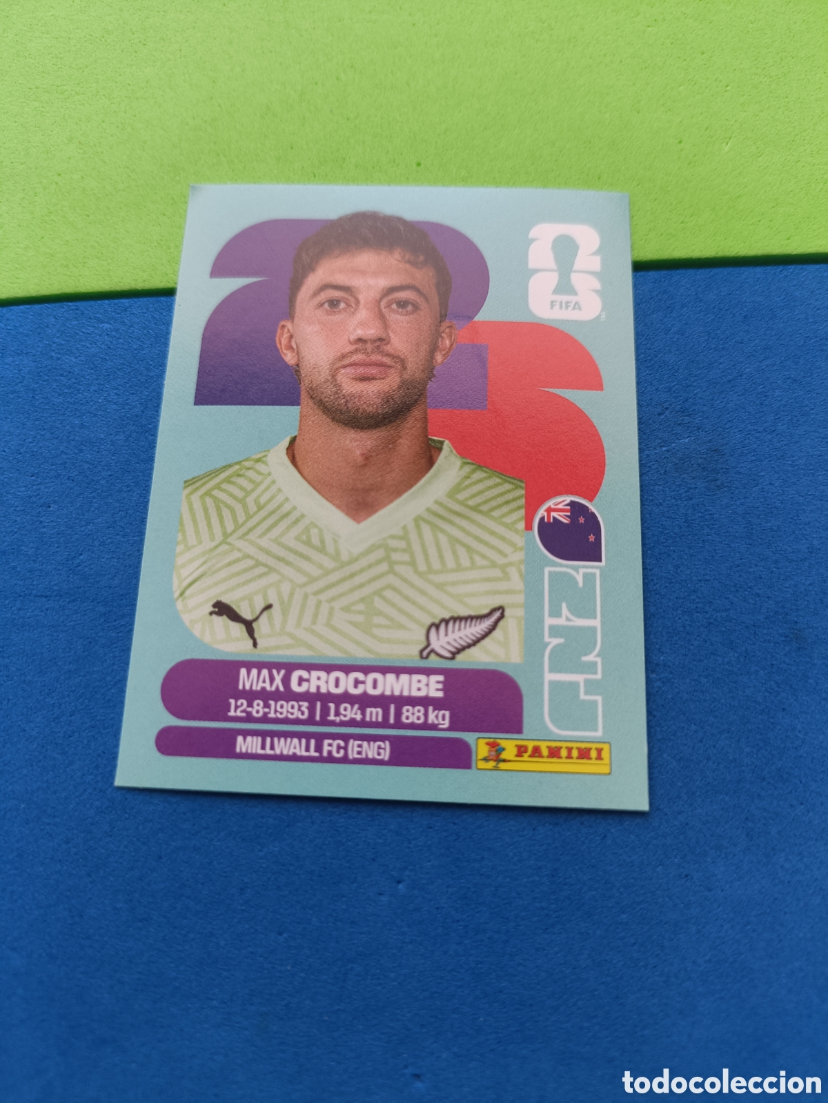 Cromos de f&uacute;tbol: Panini Mundial Fifa World cup 2026 26 sticker - NZL 2 Crocombe