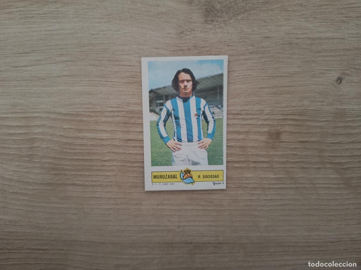 Cromos de f&uacute;tbol: CROMO DE FUTBOL LIGA ESTE MURUZABAL REAL SOCIEDAD DESPEGADO 73 74 1973 1974 D626