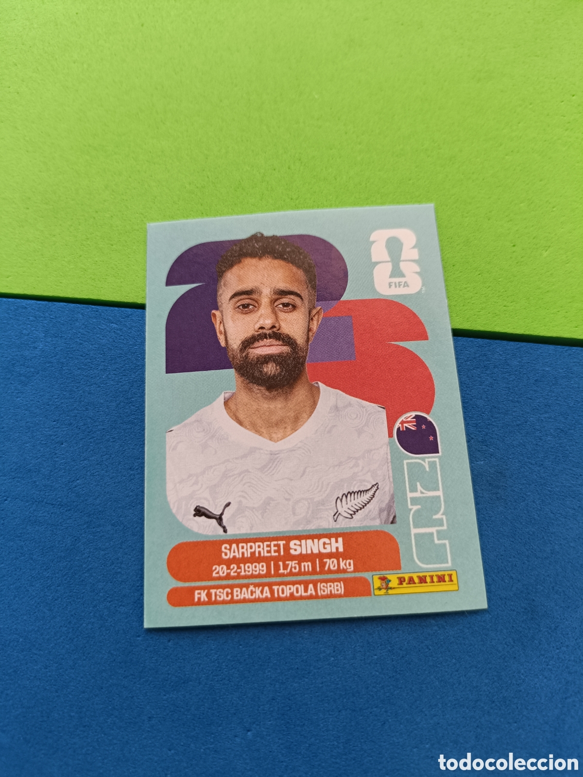 Cromos de f&uacute;tbol: Panini Mundial Fifa World cup 2026 26 sticker - NZL 11 Singh