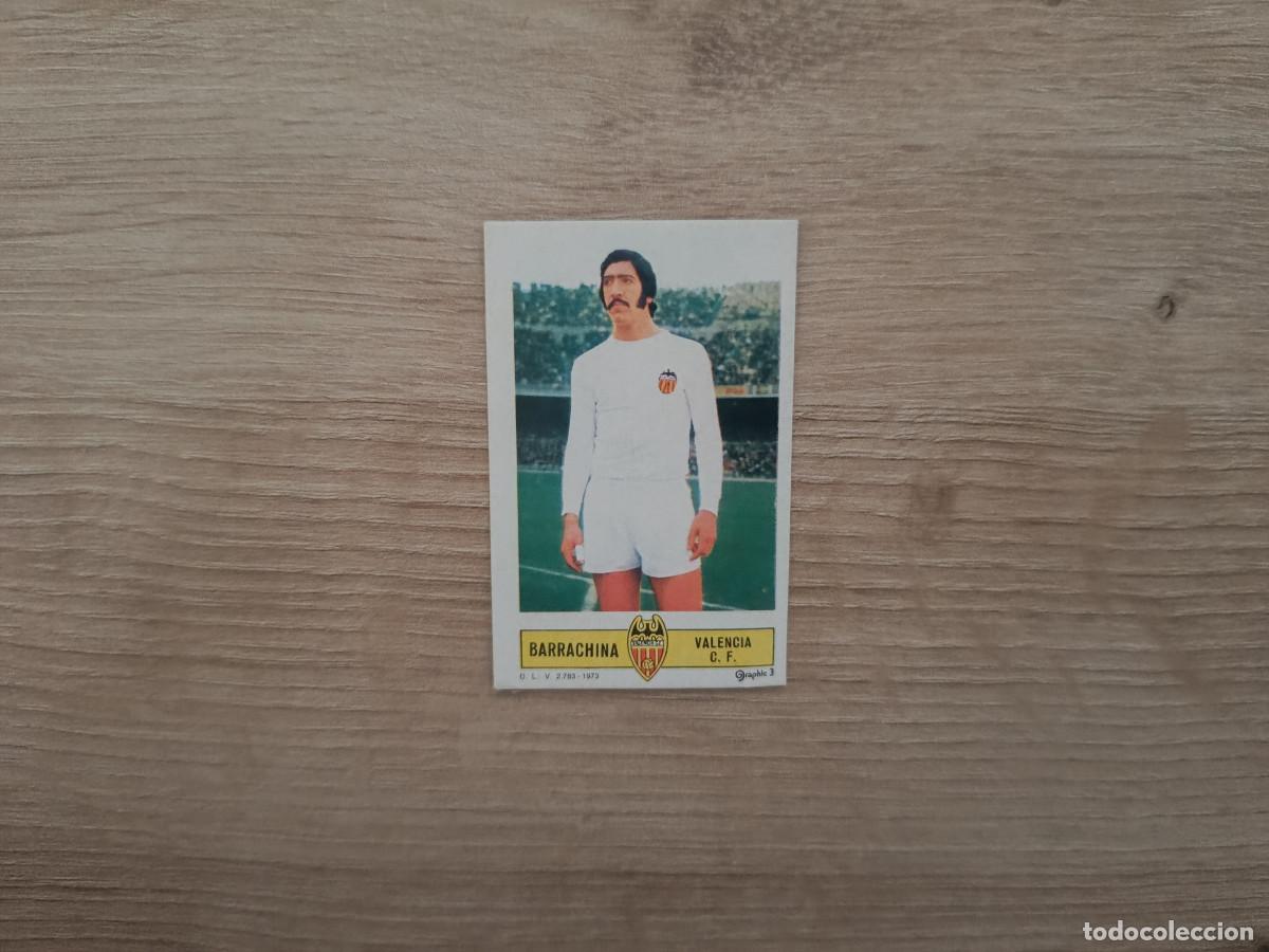 Figurine di Calcio: CROMO DE FUTBOL LIGA ESTE BARRACHINA VALENCIA DESPEGADO 73 74 1973 1974 D626