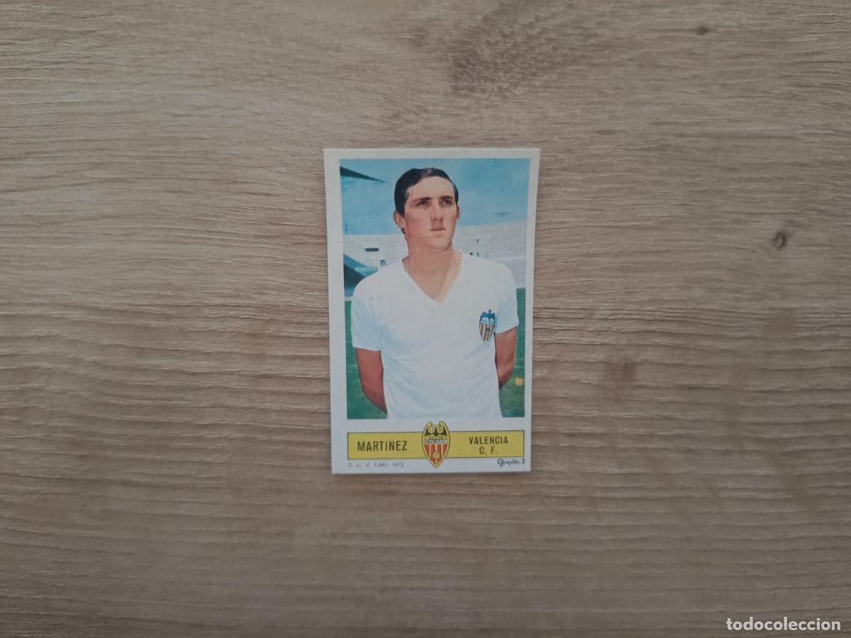 Figurine di Calcio: CROMO DE FUTBOL LIGA ESTE MARTINEZ VALENCIA DESPEGADO 73 74 1973 1974 D626
