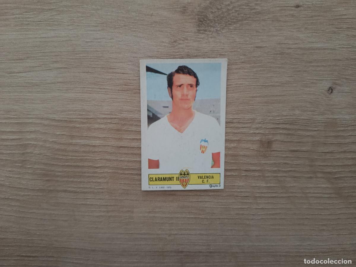 Figurine di Calcio: CROMO DE FUTBOL LIGA ESTE CLARAMUNT II VALENCIA DESPEGADO 73 74 1973 1974 D626