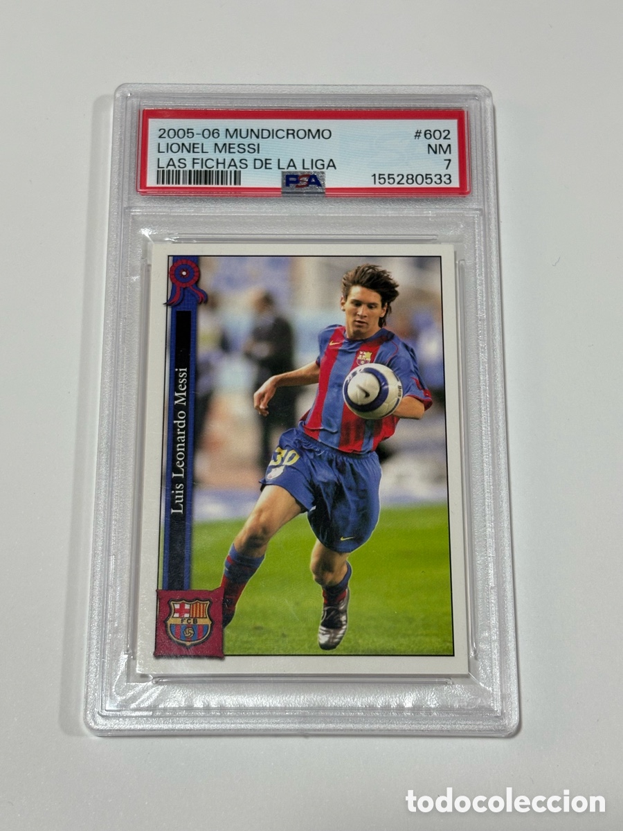 Cromos de Futebol: 2005 MUNDICROMO PSA 7 LAS FICHAS DE LA LIGA 602 LIONEL MESSI 2o Rookie