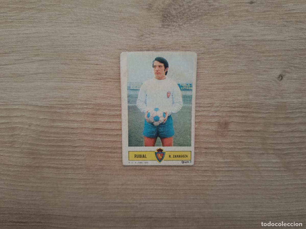 Cromos de Futebol: CROMO DE FUTBOL LIGA ESTE RUBIAL ZARAGOZA DESPEGADO 73 74 1973 1974 D626