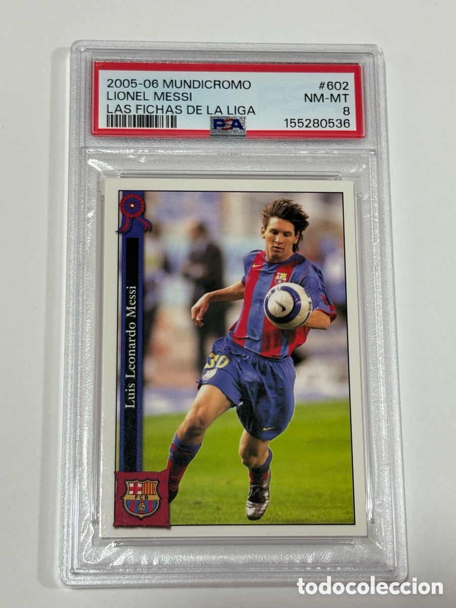 Cromos de Futebol: 2005 MUNDICROMO PSA 8 LAS FICHAS DE LA LIGA 602 LIONEL MESSI 2o Rookie