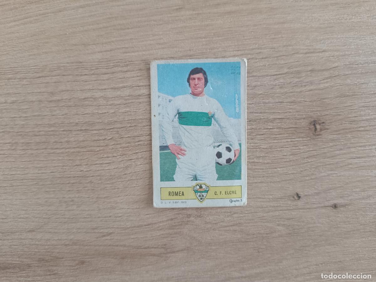 Cartes &agrave; collectionner de Football: CROMO DE FUTBOL LIGA ESTE ROMEA ELCHE DESPEGADO 73 74 1973 1974 D626