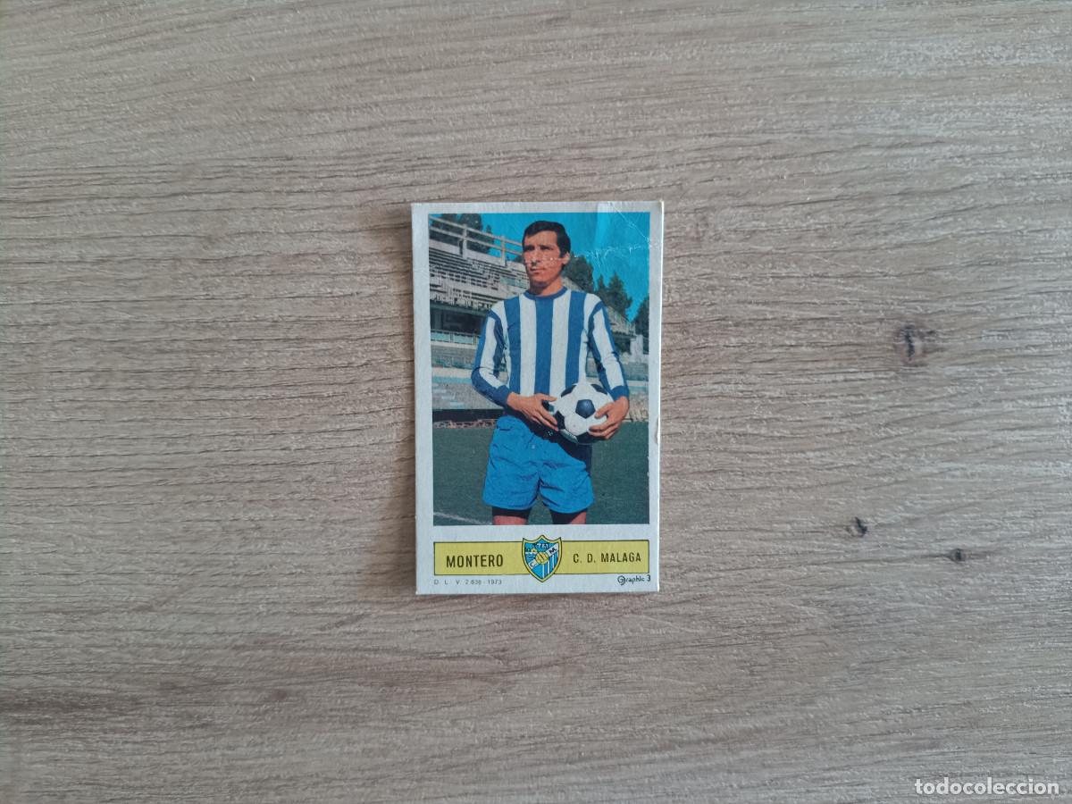 Figurine di Calcio: CROMO DE FUTBOL LIGA ESTE MONTERO MALAGA DESPEGADO 73 74 1973 1974 D626