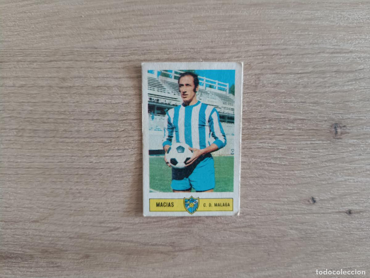 Figurine di Calcio: CROMO DE FUTBOL LIGA ESTE MACIAS MALAGA DESPEGADO 73 74 1973 1974 D626