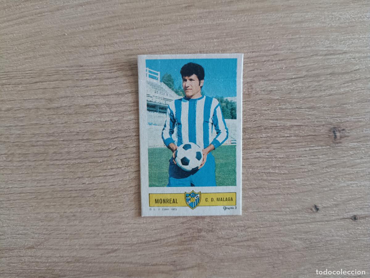 Figurine di Calcio: CROMO DE FUTBOL LIGA ESTE MONREAL MALAGA DESPEGADO 73 74 1973 1974 D626