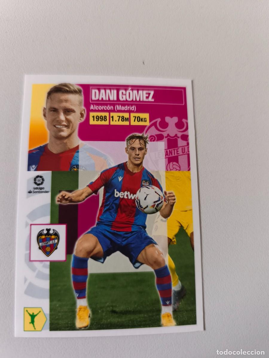 Cromos de f&uacute;tbol: LIGA ESTE 2020 2021 20 21 PANINI DANI G&Oacute;MEZ 18 LEVANTE ALBMESTE1