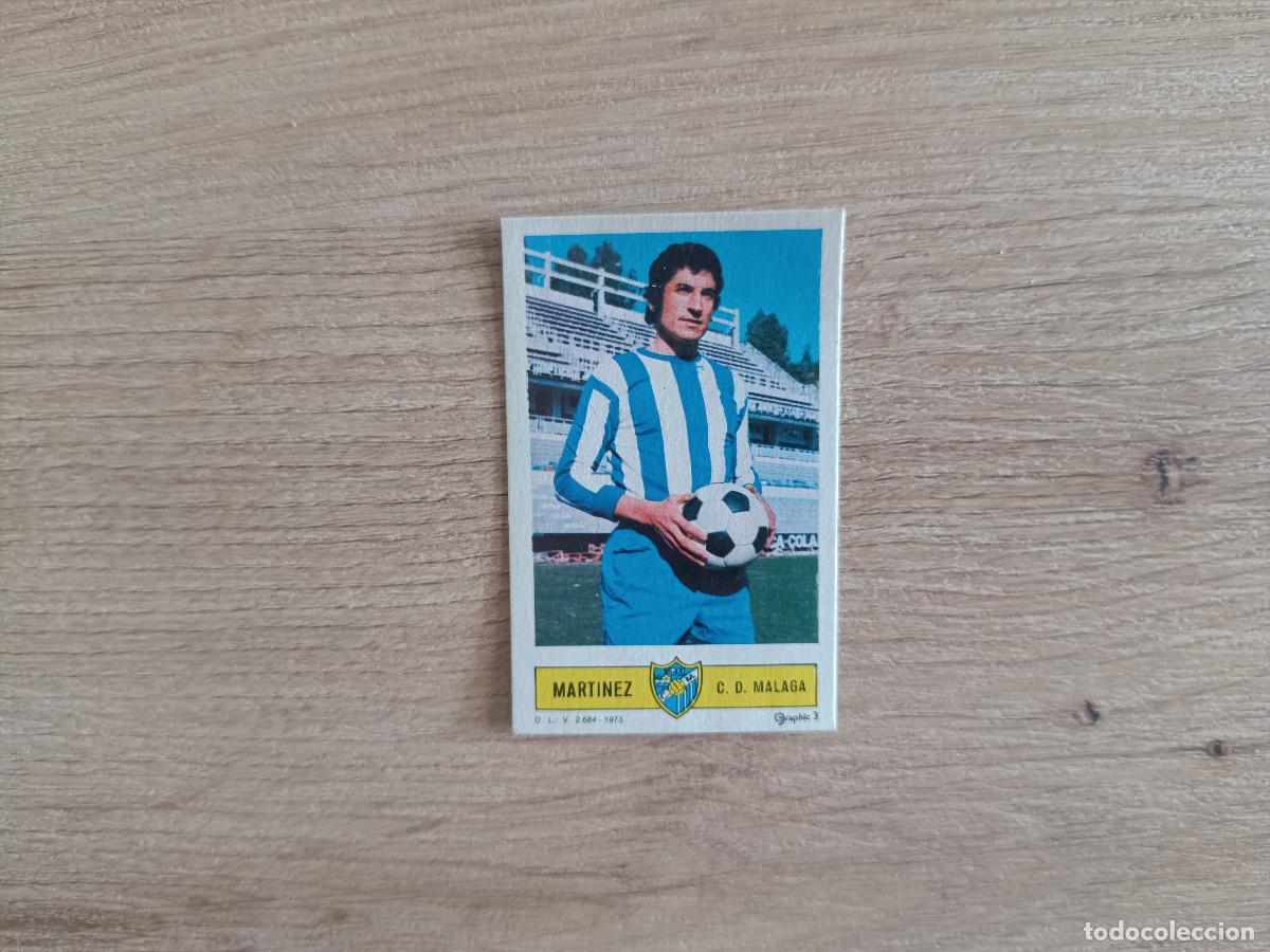 Cromos de f&uacute;tbol: CROMO DE FUTBOL LIGA ESTE MARTINEZ MALAGA DESPEGADO 73 74 1973 1974 D626