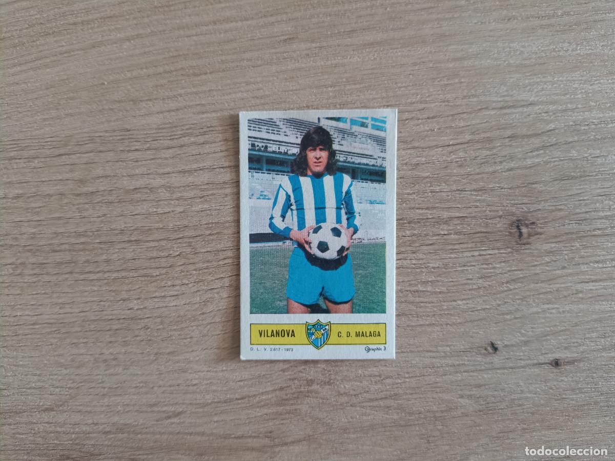 Cromos de f&uacute;tbol: CROMO DE FUTBOL LIGA ESTE VILLANOVA MALAGA DESPEGADO 73 74 1973 1974 D626