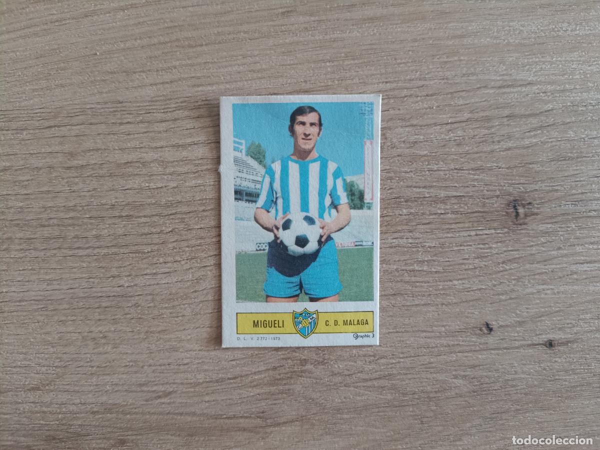Cromos de f&uacute;tbol: CROMO DE FUTBOL LIGA ESTE MIGUELI MALAGA DESPEGADO 73 74 1973 1974 D626